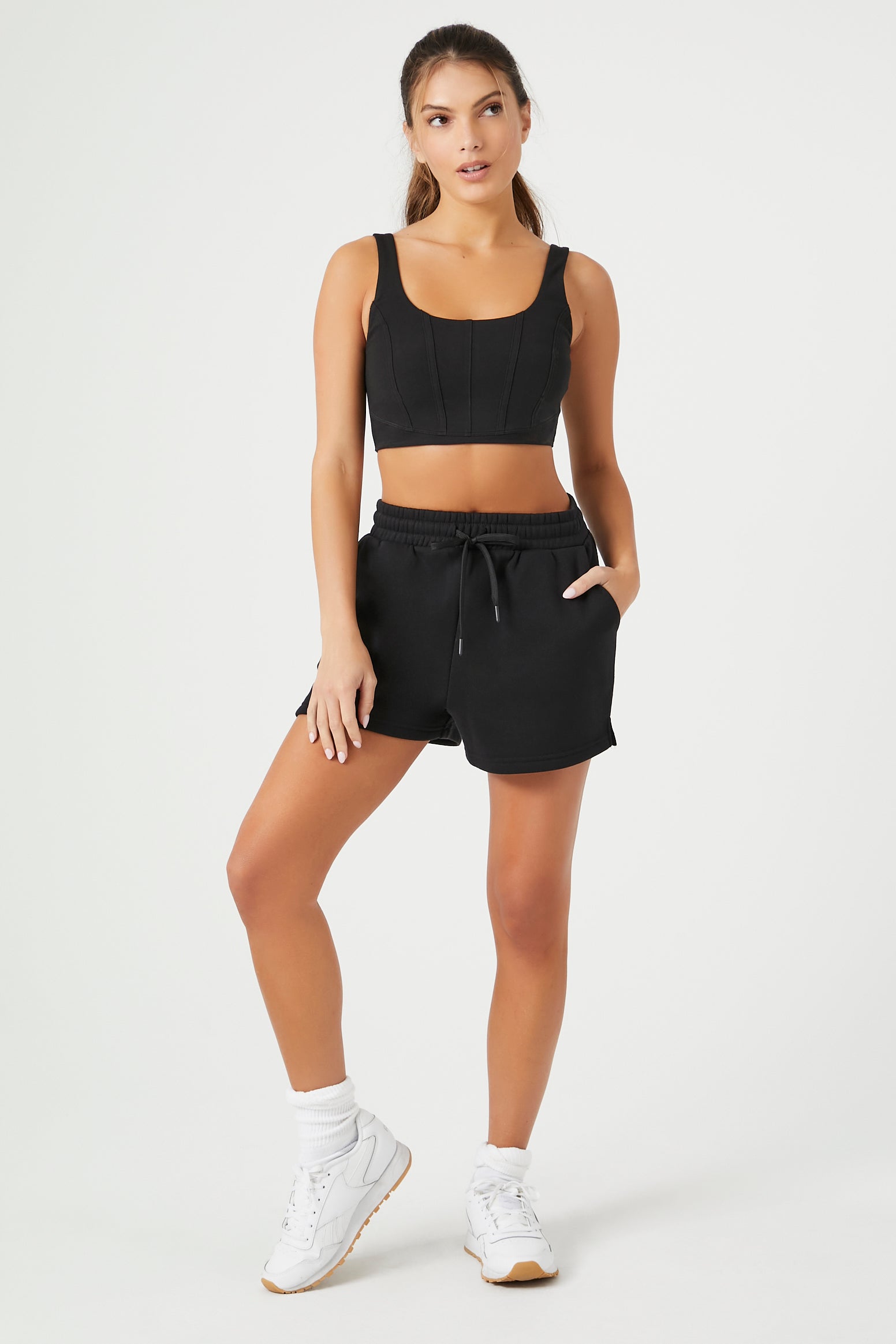 Active Fleece Drawstring Sweatshorts