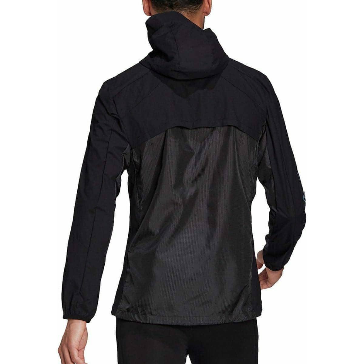 adidas Adizero Marathon Mens Running Jacket - Black