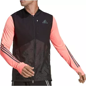 adidas Adizero Mens Running Gilet - Black