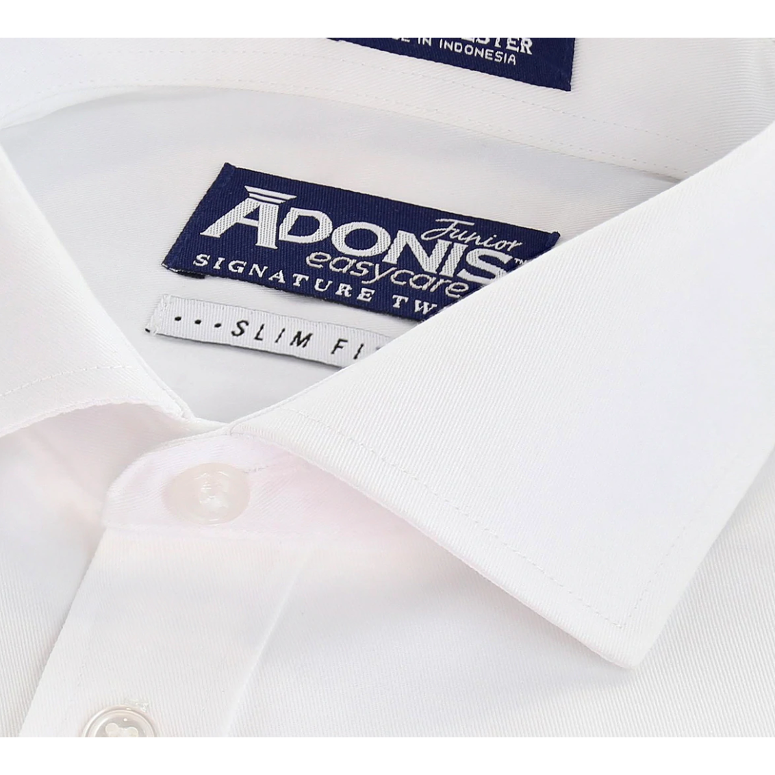 Adonis Boys Easy Care SHORT SLEEVE Slim Fit Twill Dress Shirt