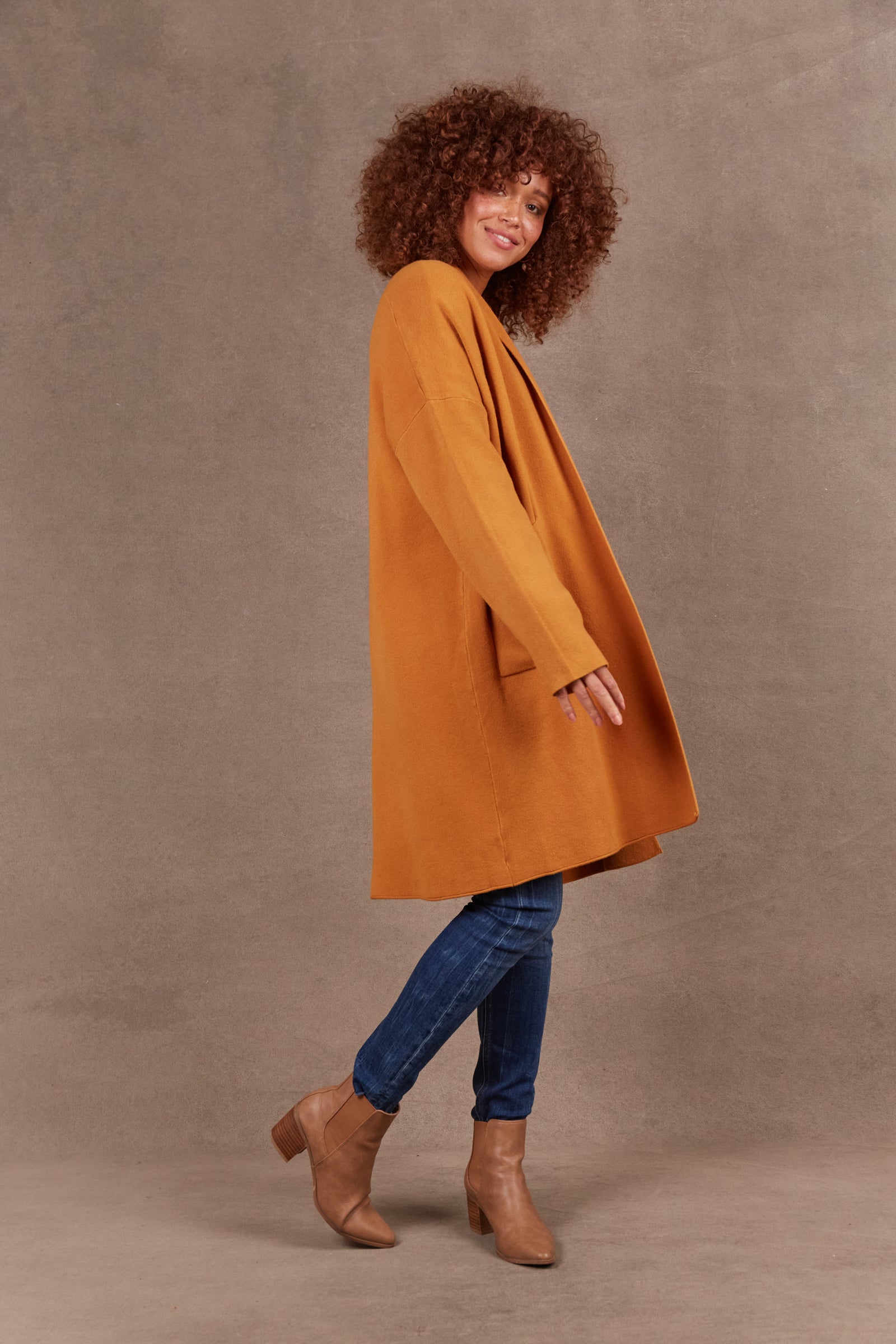 Alawa Cardigan - Ochre