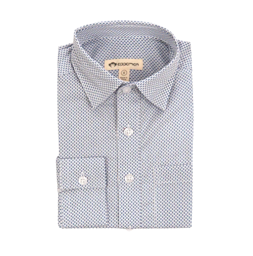 Appaman Boys Dress Shirt Fish School_B8STA-FSL