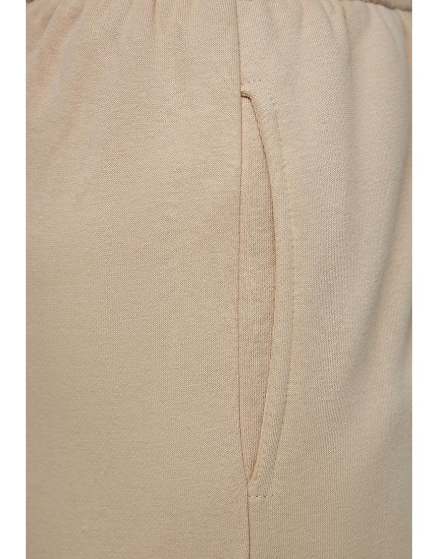 Beige Fleece Joggers