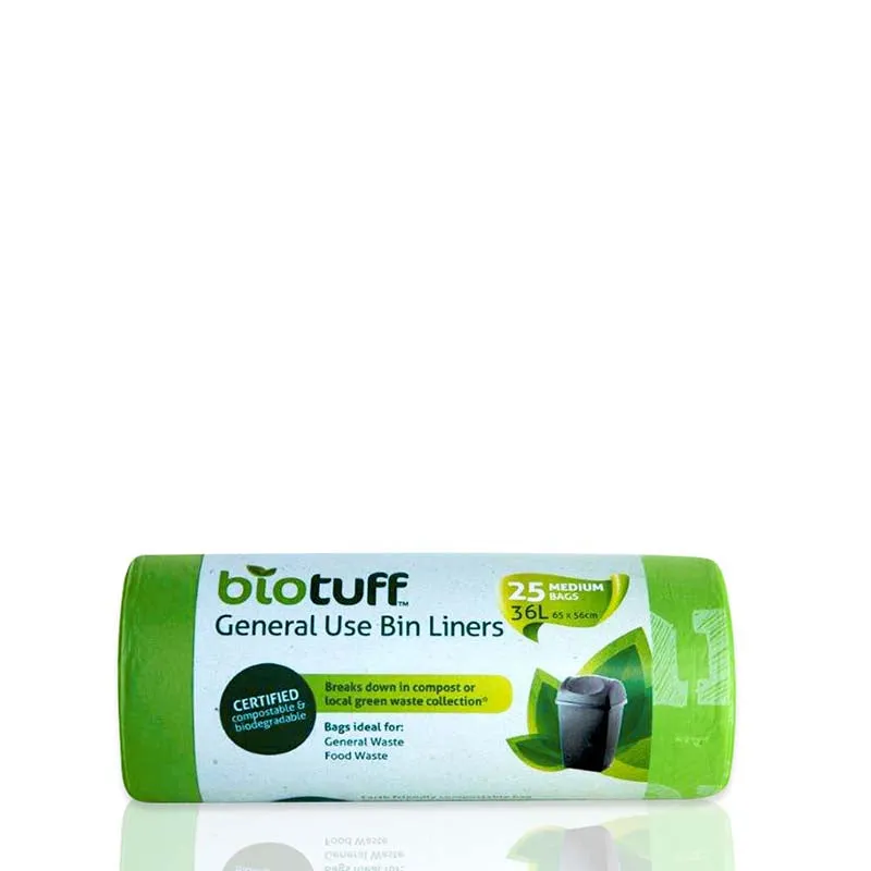 BIOTUFF General Use Bin Liner - MEDIUM 36L