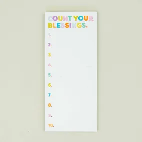 Blessings List Pad