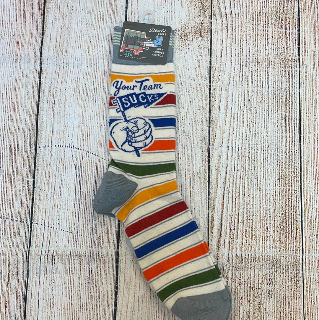 Blue Q Men's Crew socks