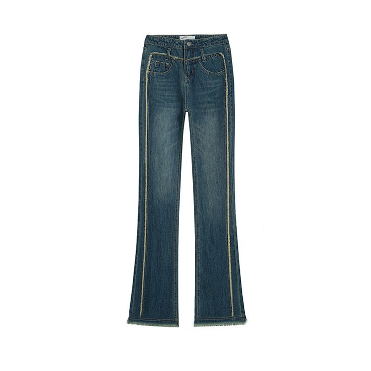 Blue Tatter Rustic Jeans