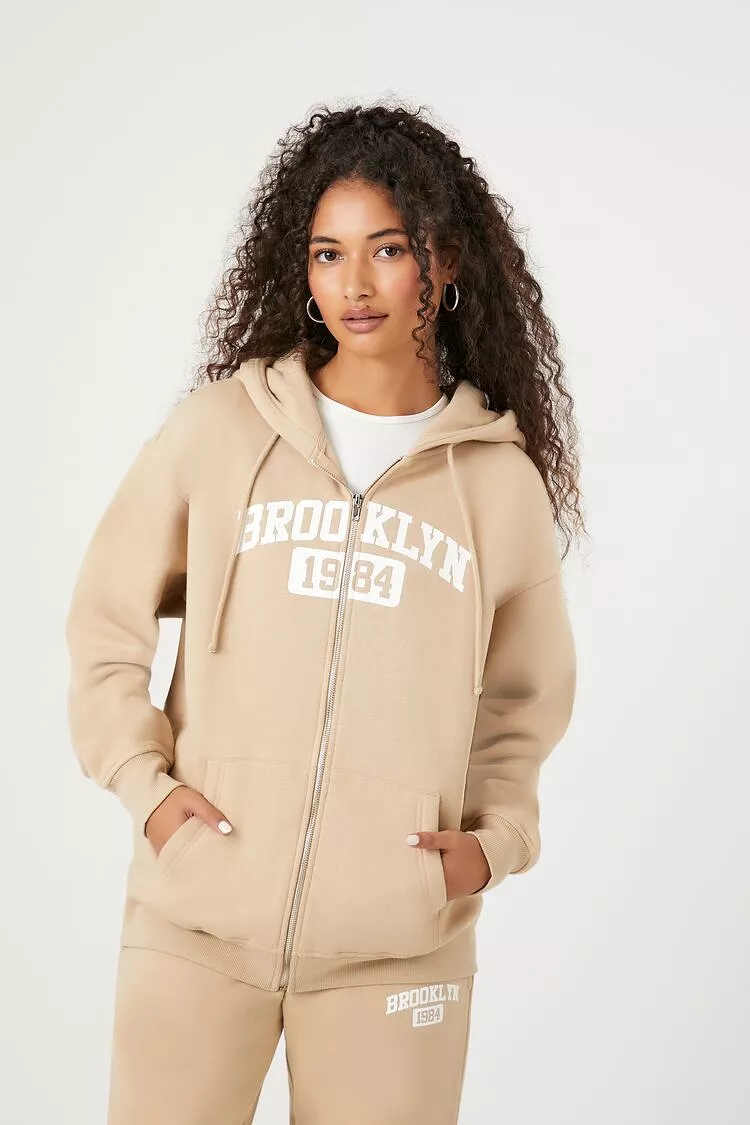 Brooklyn Graphic Fleece Hoodie