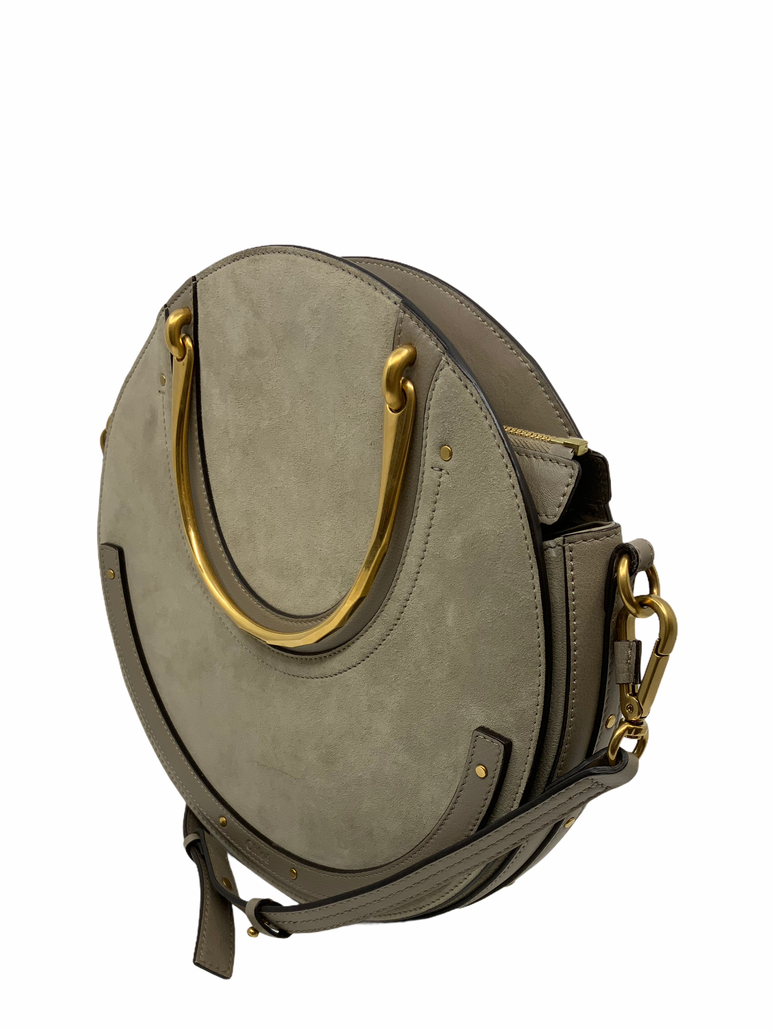 Chloe Calfskin Leather and Goatskin Medium Pixie Bag