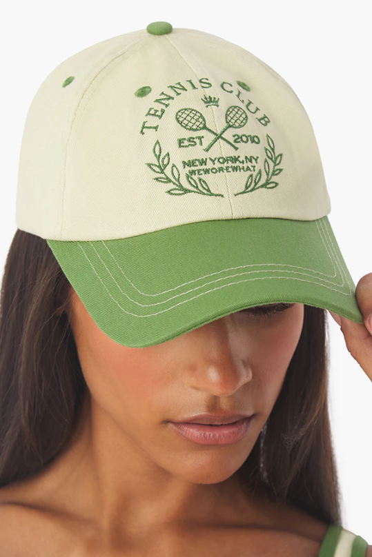 Court Green/Wheat Tennis Club hat