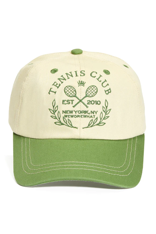 Court Green/Wheat Tennis Club hat