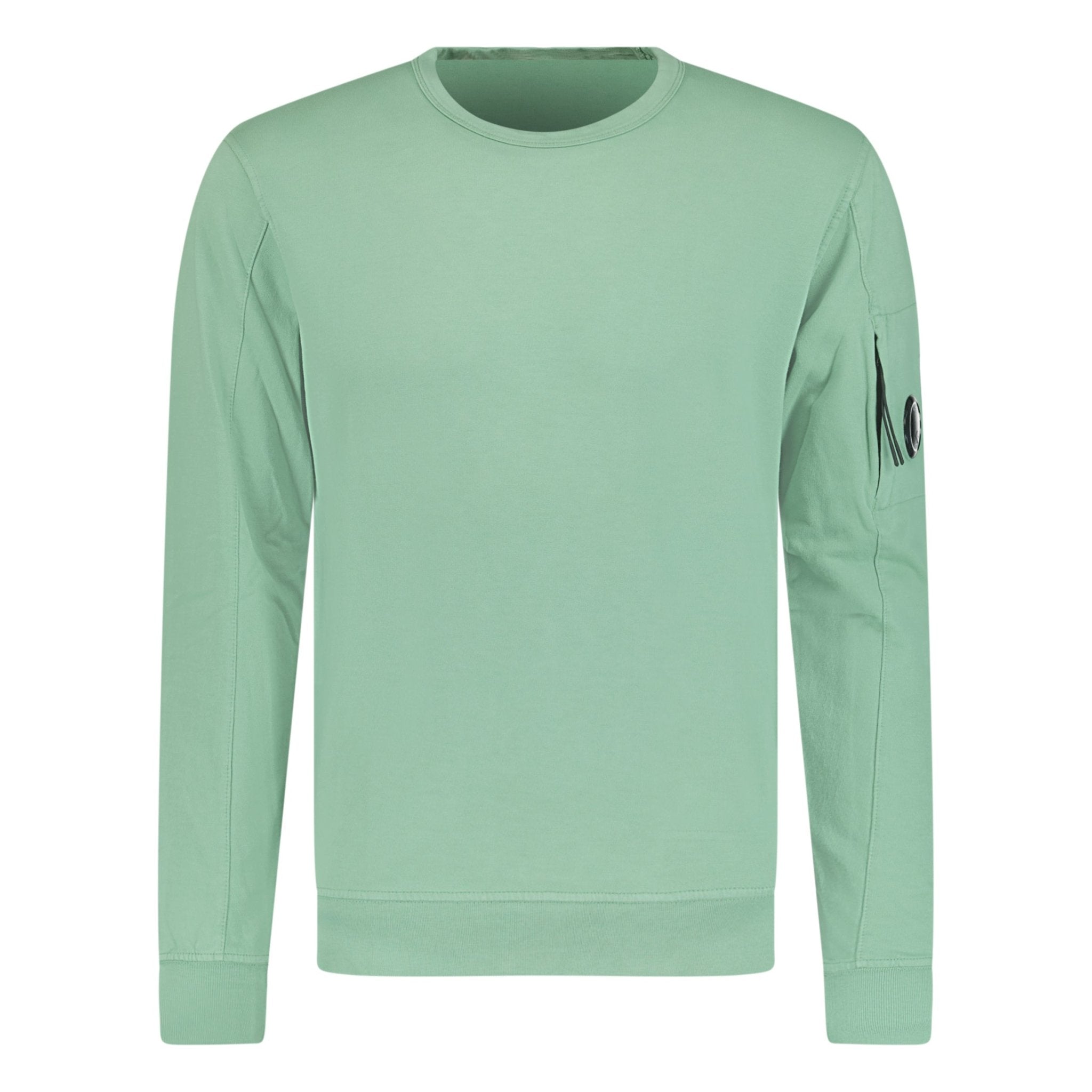 CP COMPANY GREEN BAY LIGHT FLEECE CREW NECK