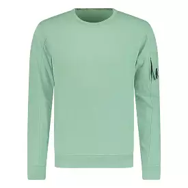 CP COMPANY GREEN BAY LIGHT FLEECE CREW NECK