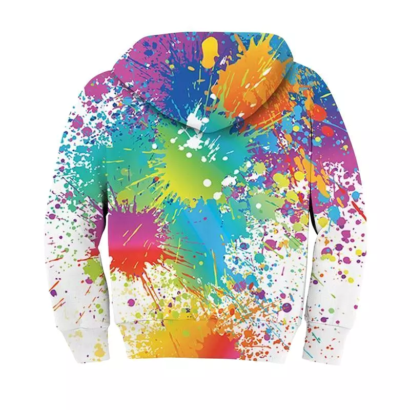 Dripping Paint Kids Hoodies