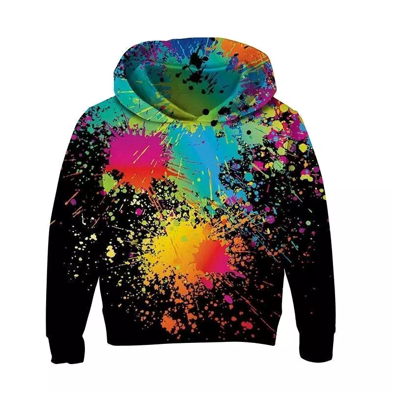 Dripping Paint Kids Hoodies