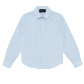 Emporio Armani Boys Blue Dress Shirt_3R4C09-4N7NZ