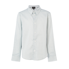 Emporio Armani Boys Pale Blue Dress Shirt_3L4CJD-F715