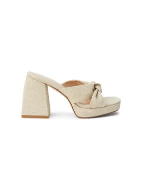 Esme Natural Chunky Heel