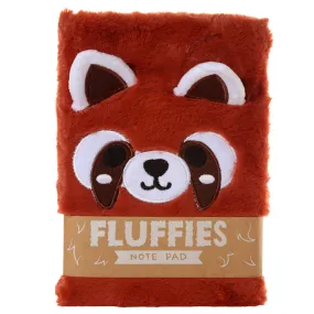 Fluffy Plush A5 Notebook - Adoramals Red Panda MEMO82