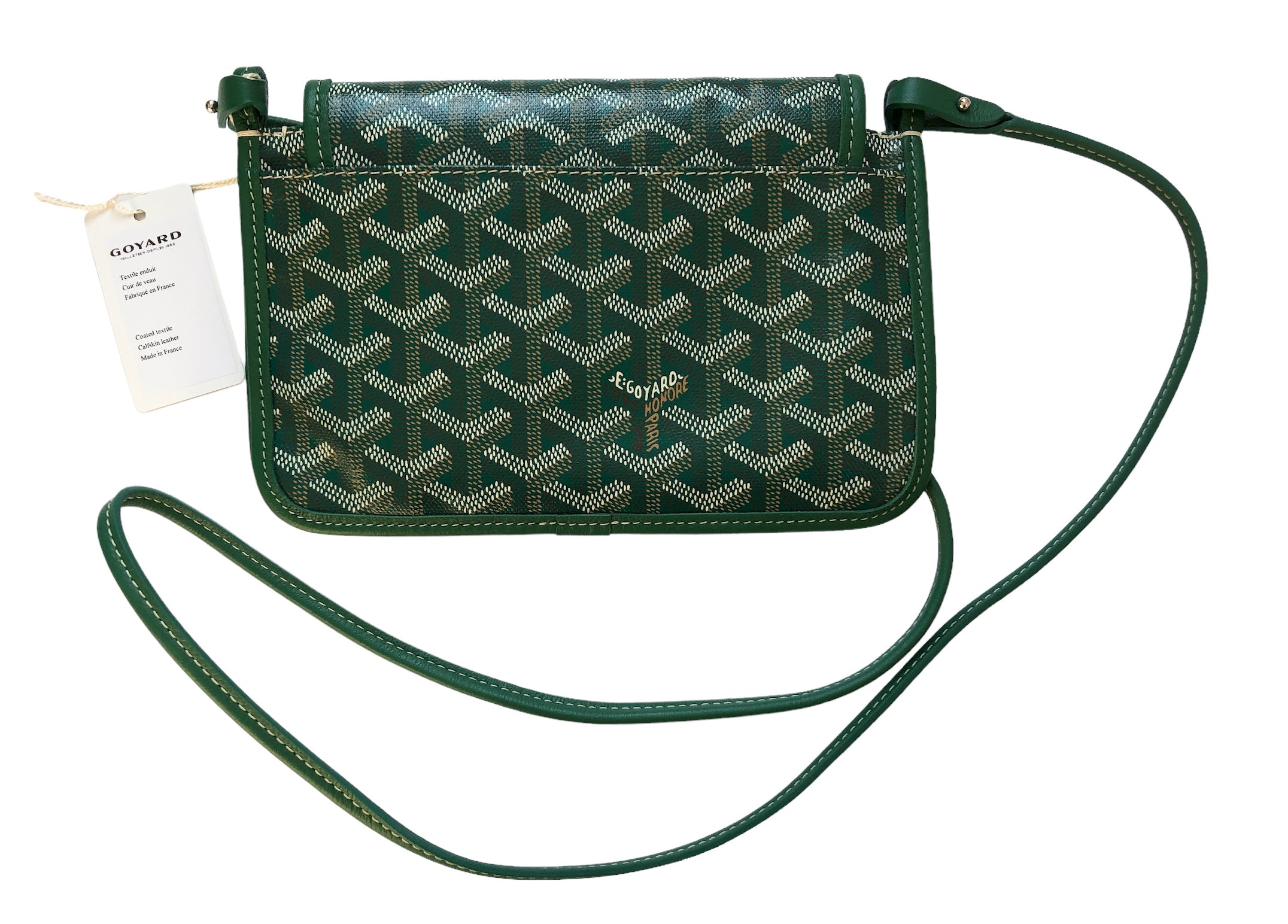 Goyard Plumet Pocket Wallet Crossbody - Green (NWT)