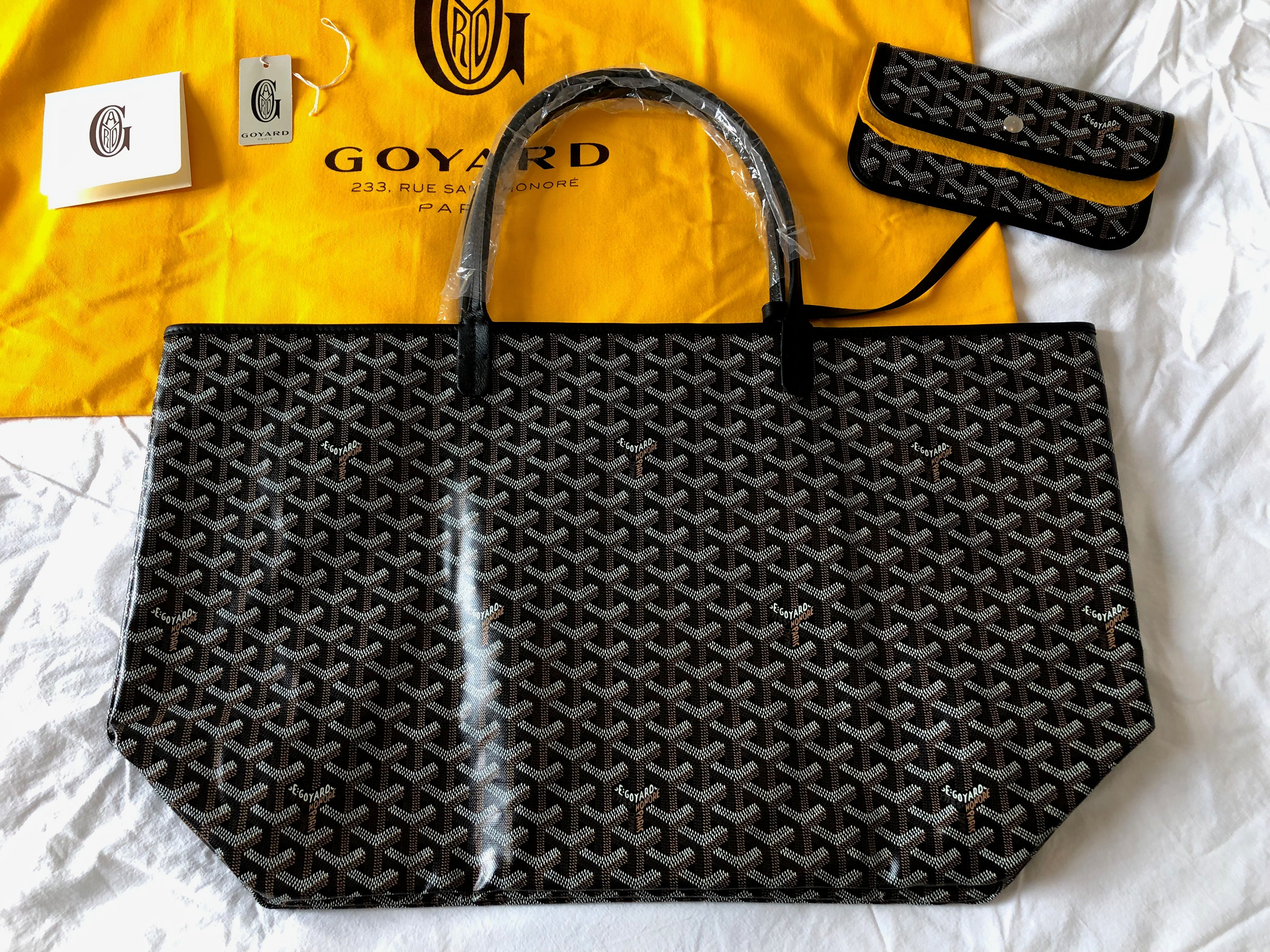 Goyard St. Louis Black GM Tote (NWT)