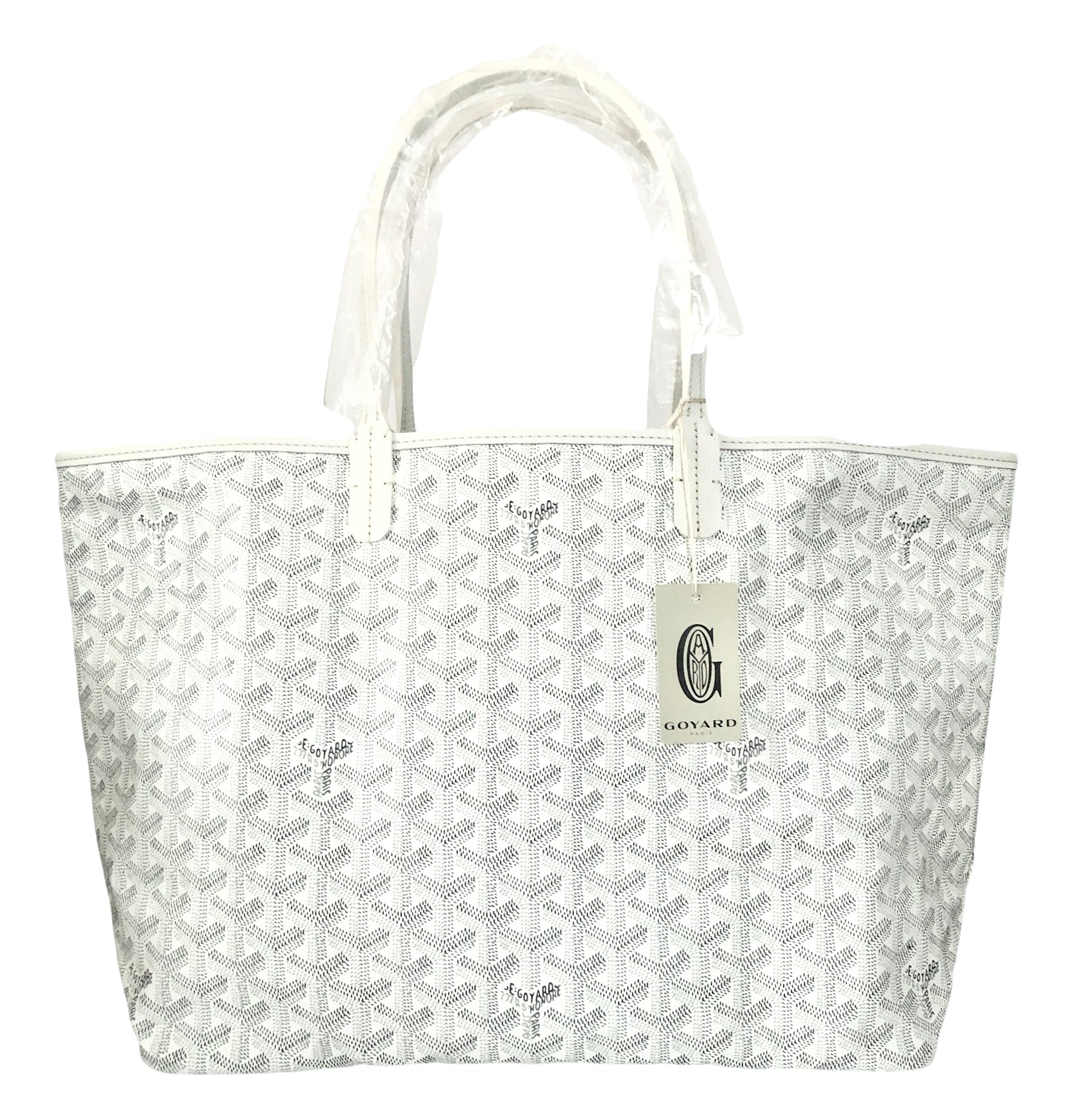 Goyard St. Louis White Tote PM (NWT)