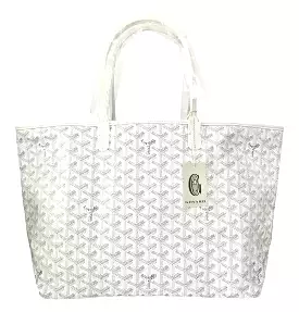 Goyard St. Louis White Tote PM (NWT)