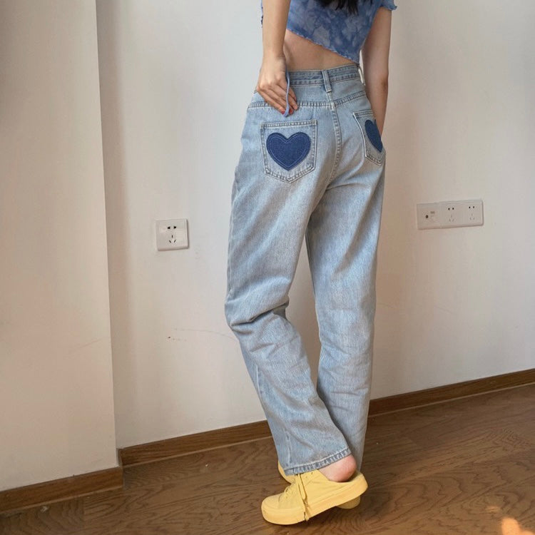 Heart Pocket Jeans