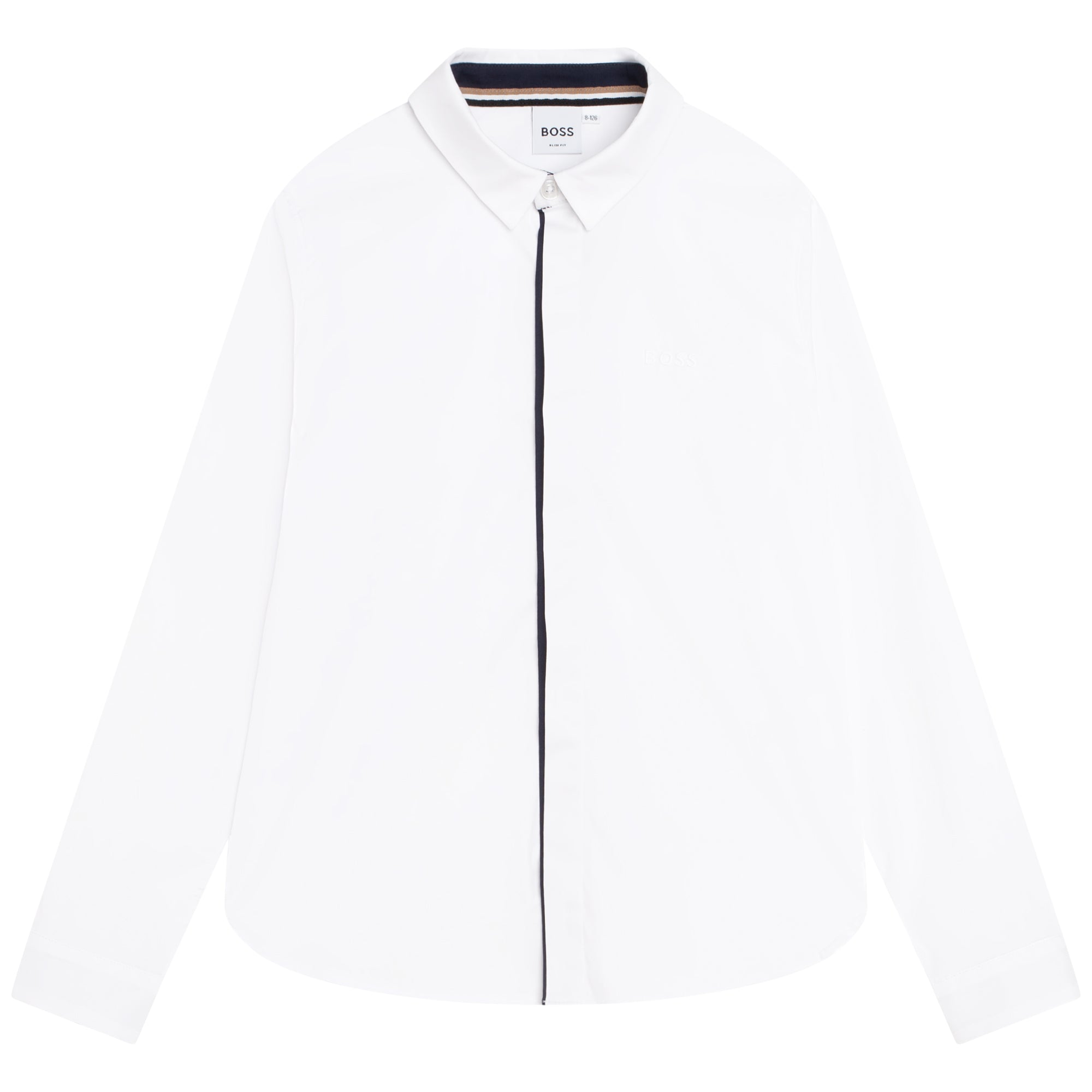 Hugo Boss Boys L/S Dress Shirt _White J25M40-10B