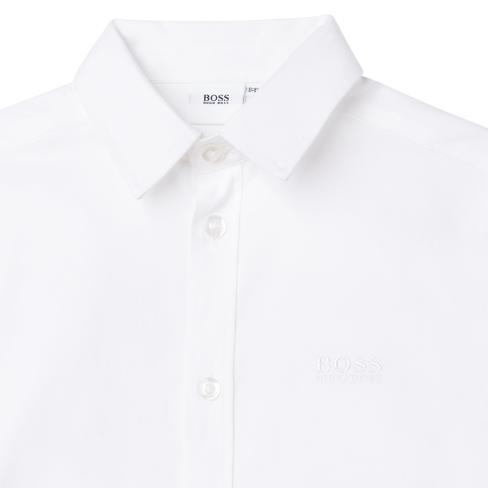 Hugo Boss Boys S/S Dress Shirt_ White J25N63-10B