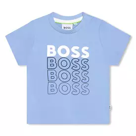 Hugo Boss Toddler Dress Short Sleeve T-Shirt_Blue J05A02-77A