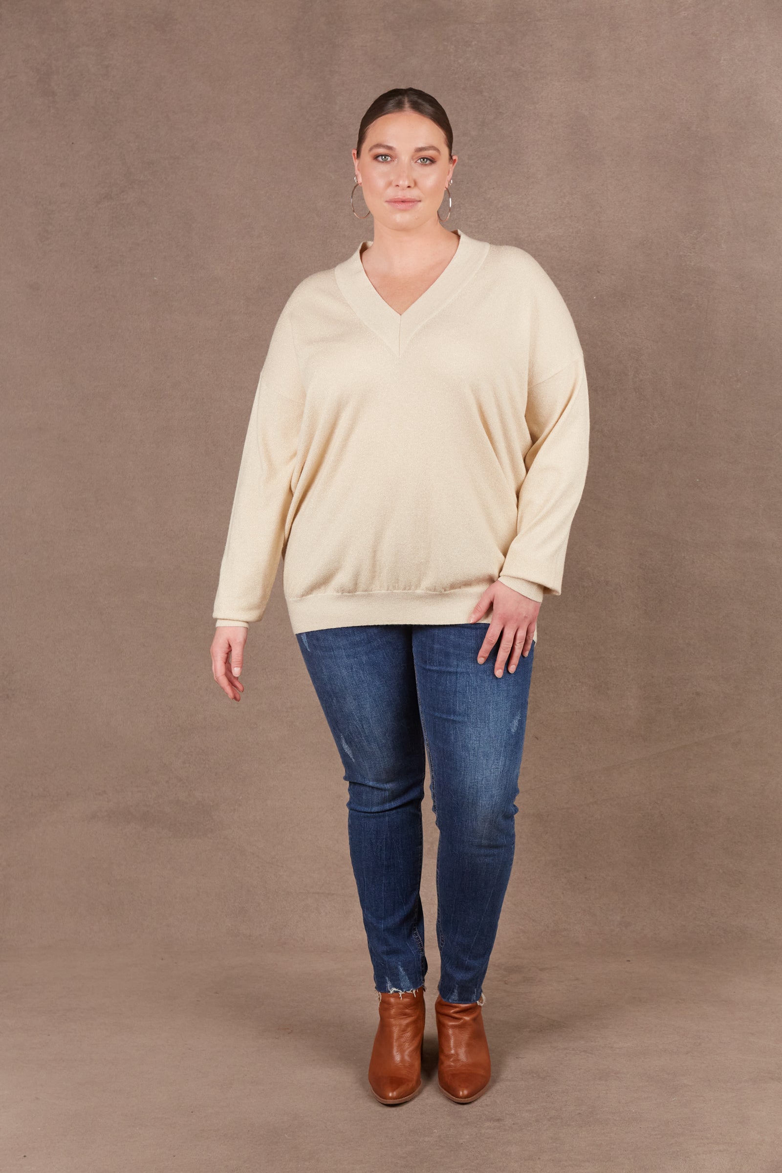 Irula Knit - Malt Lurex