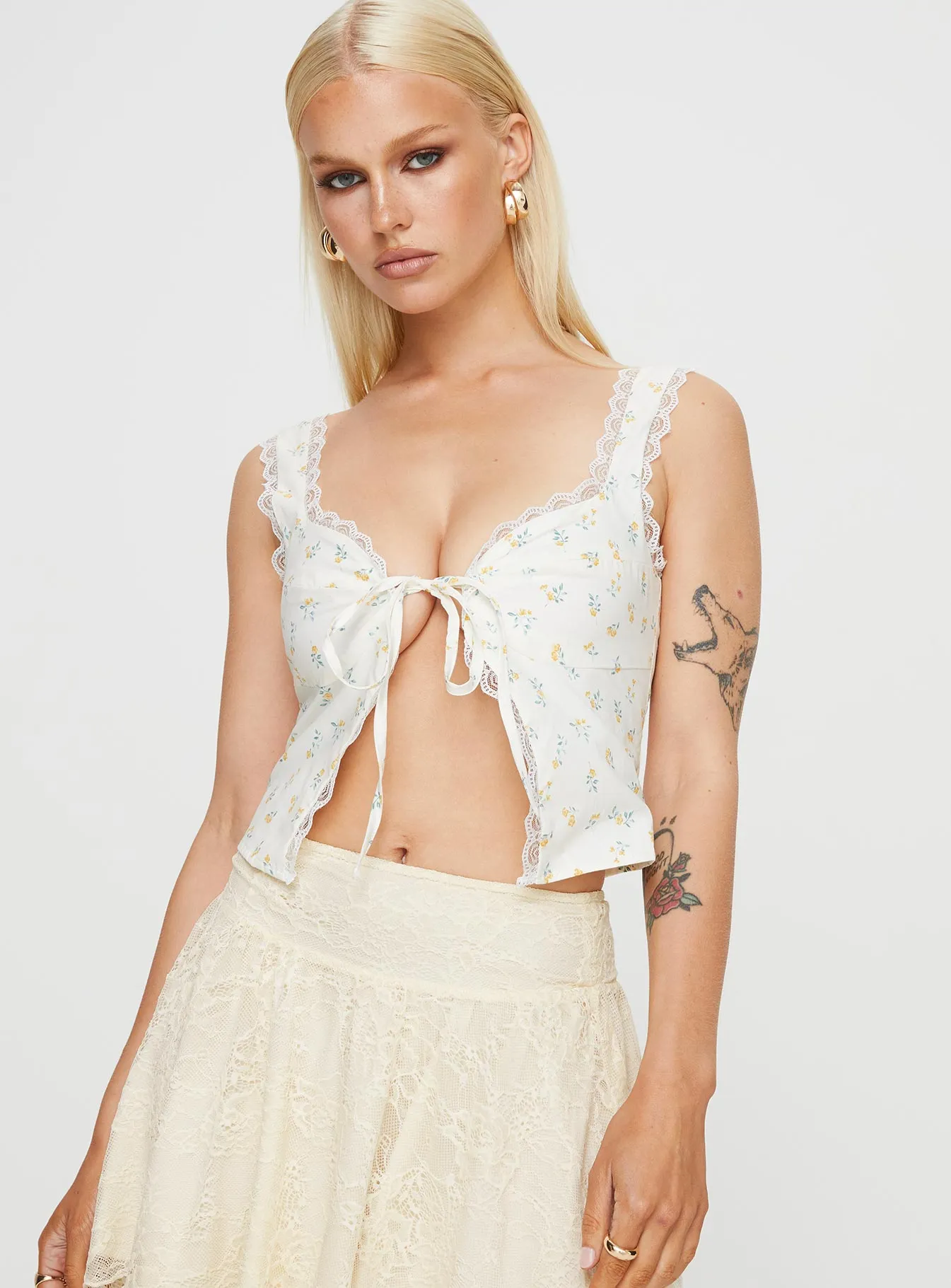 Karelle Top White