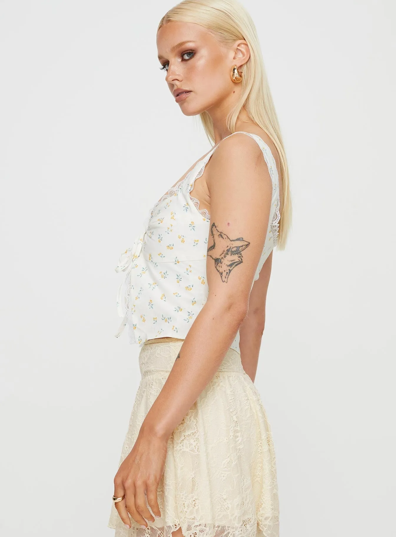 Karelle Top White