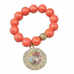 KIG Orange Bling Chunky Bracelet