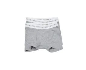 Melton 2-pack Light Grey Boxer Shorts