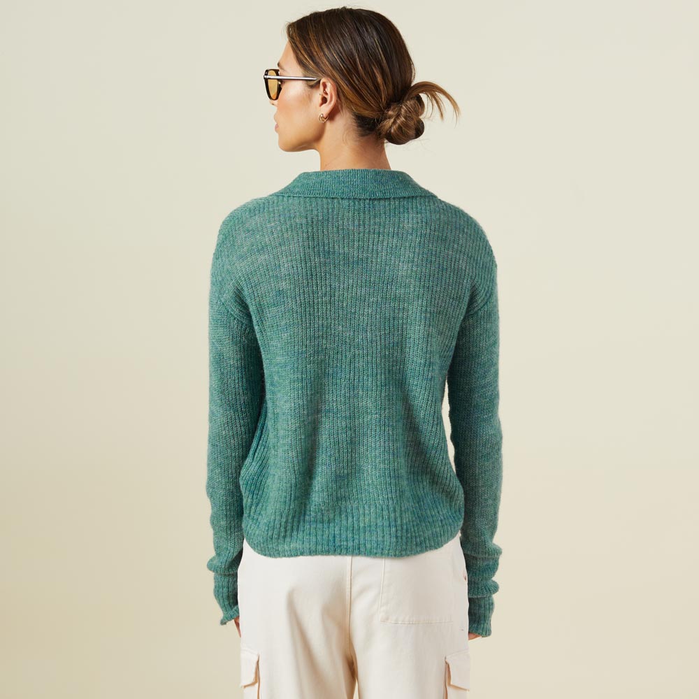 Mohair Polo Sweater