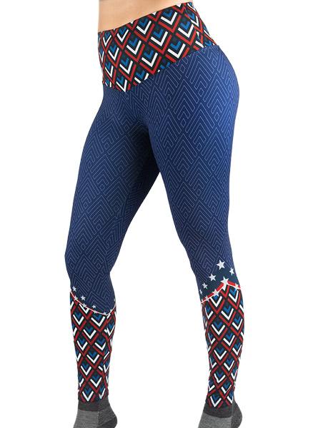 NEW! 2 Pack Mommy & Me Chevron Americana Legging by WSI Made in USA  962SPLP2