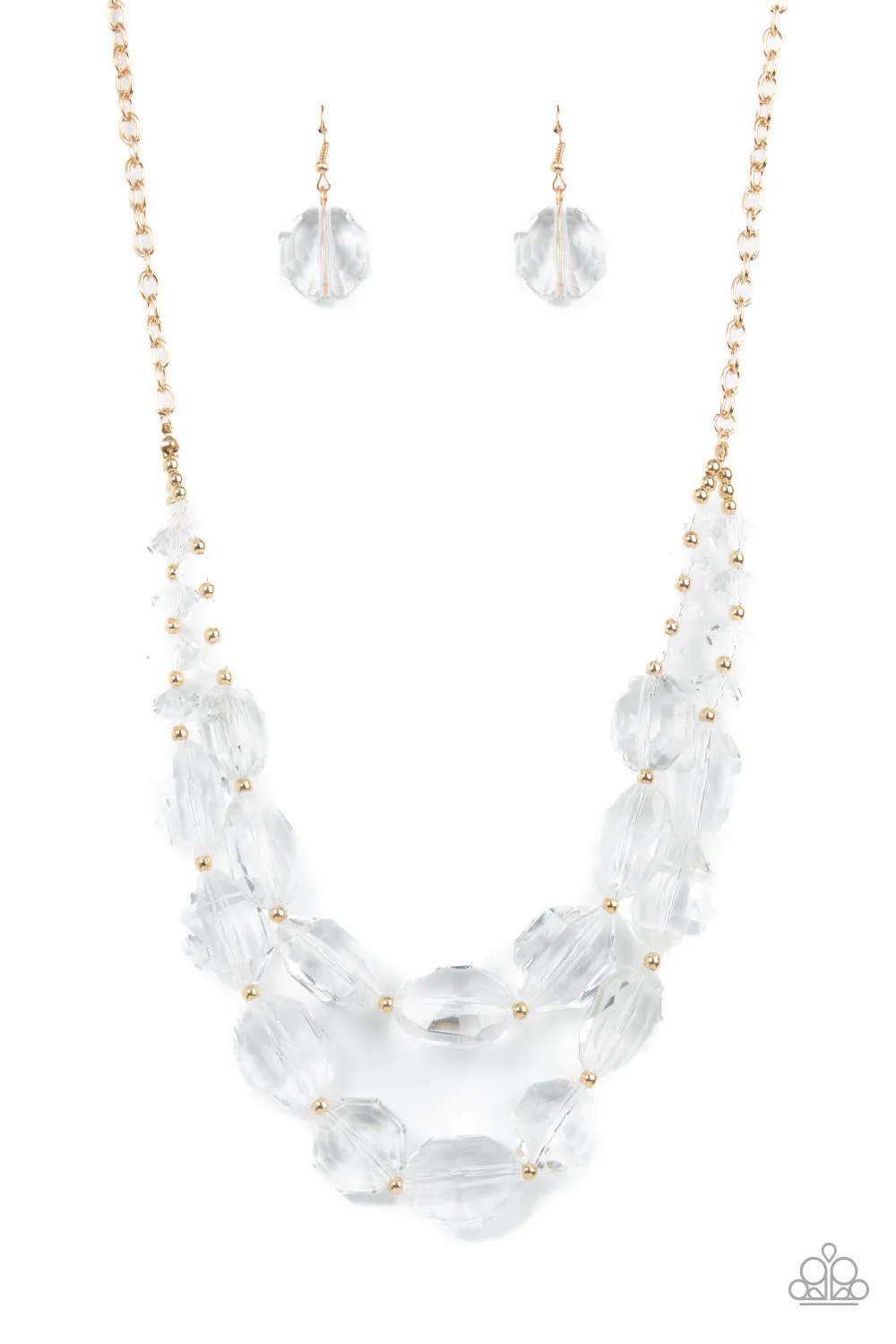 Paparazzi Accessories - Icy Illumination - Gold Necklace