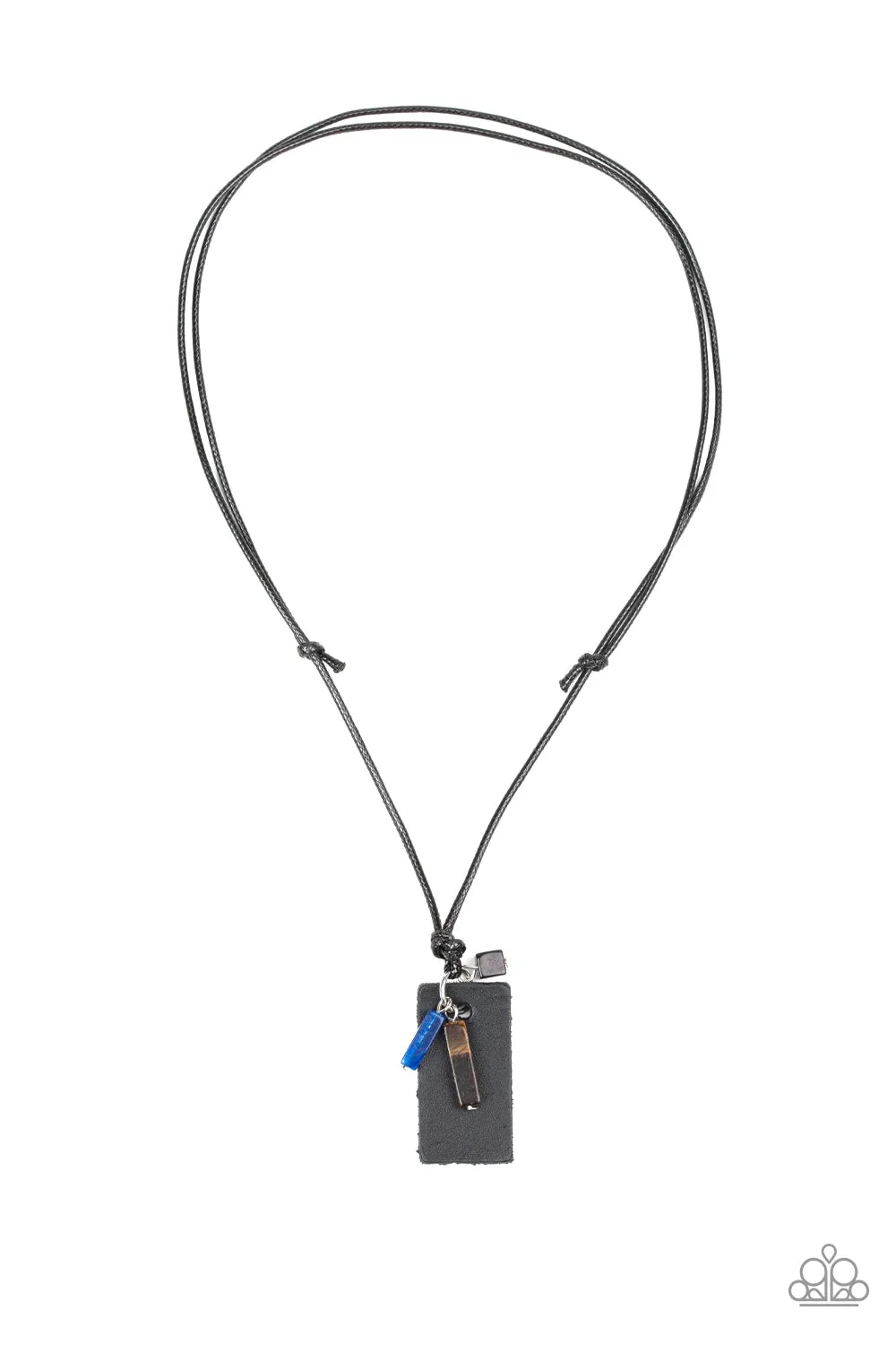 Paparazzi Accessories - Mountain Scout - Black Urban Necklace