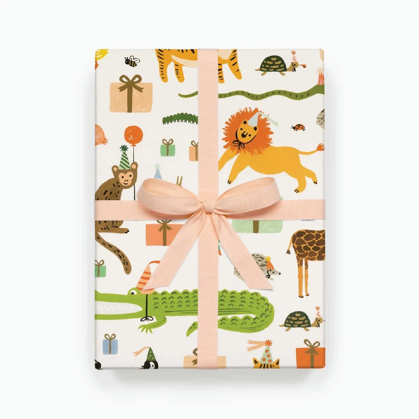 Party Animals Wrapping Sheets- Roll Of 3