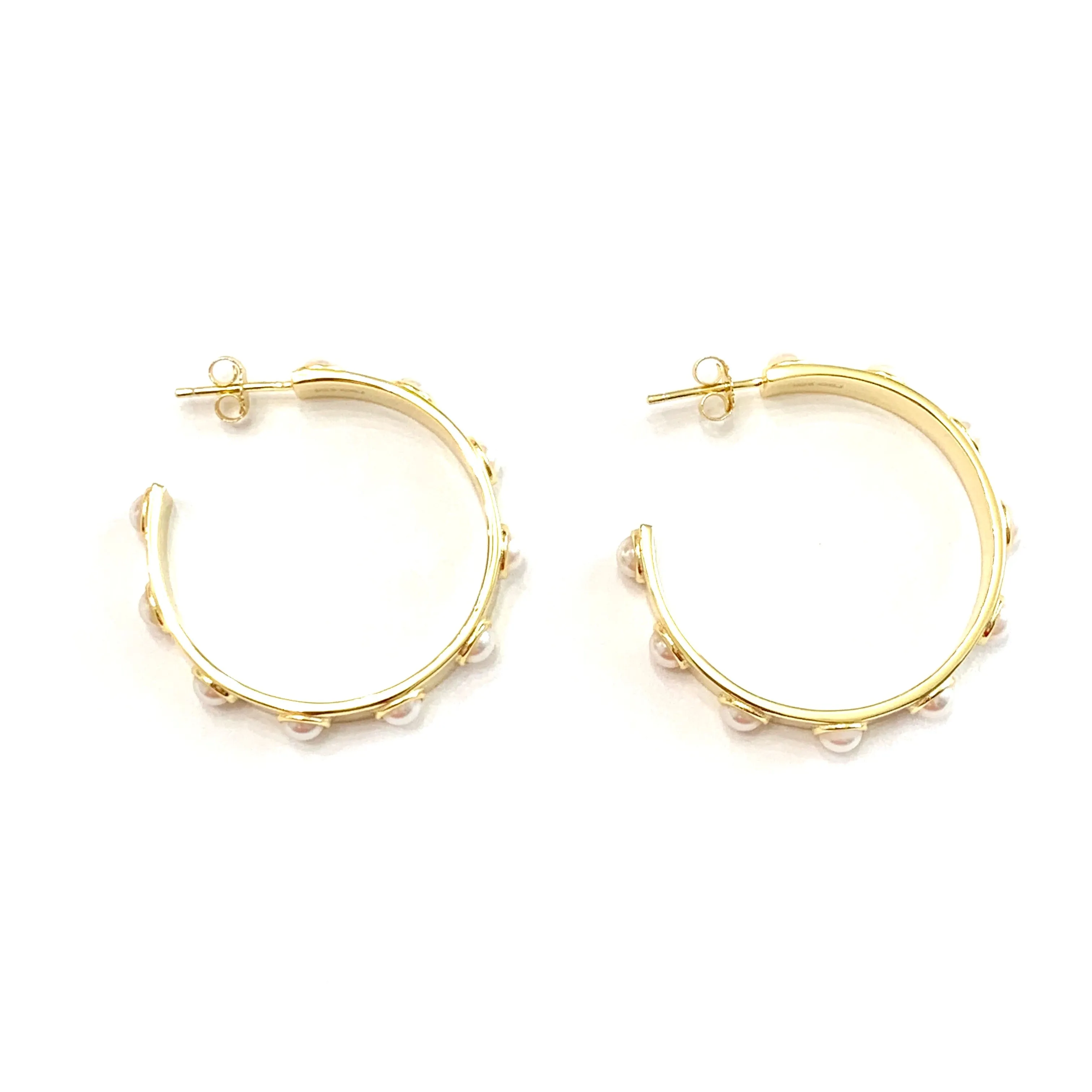 Pearl Gladiator Hoops