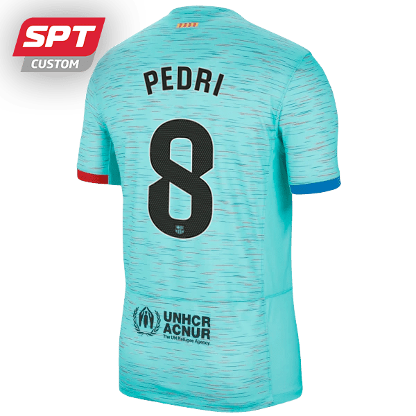 PEDRI #8 Barcelona Adults 3rd Jersey - 2023/24