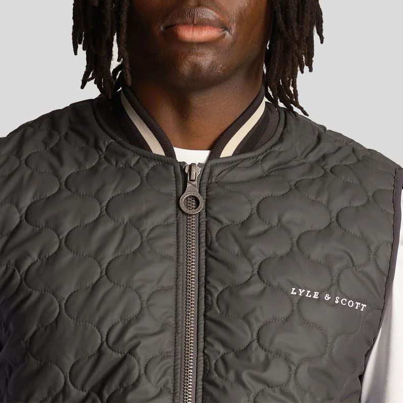 Quilted Gilet Gunmetal - SS24