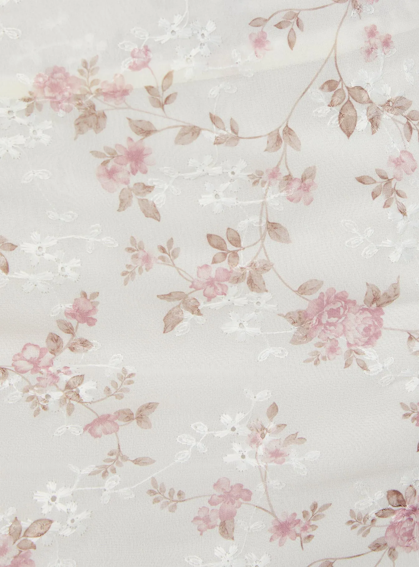 Salmar Mini Skirt Cream / Pink Floral