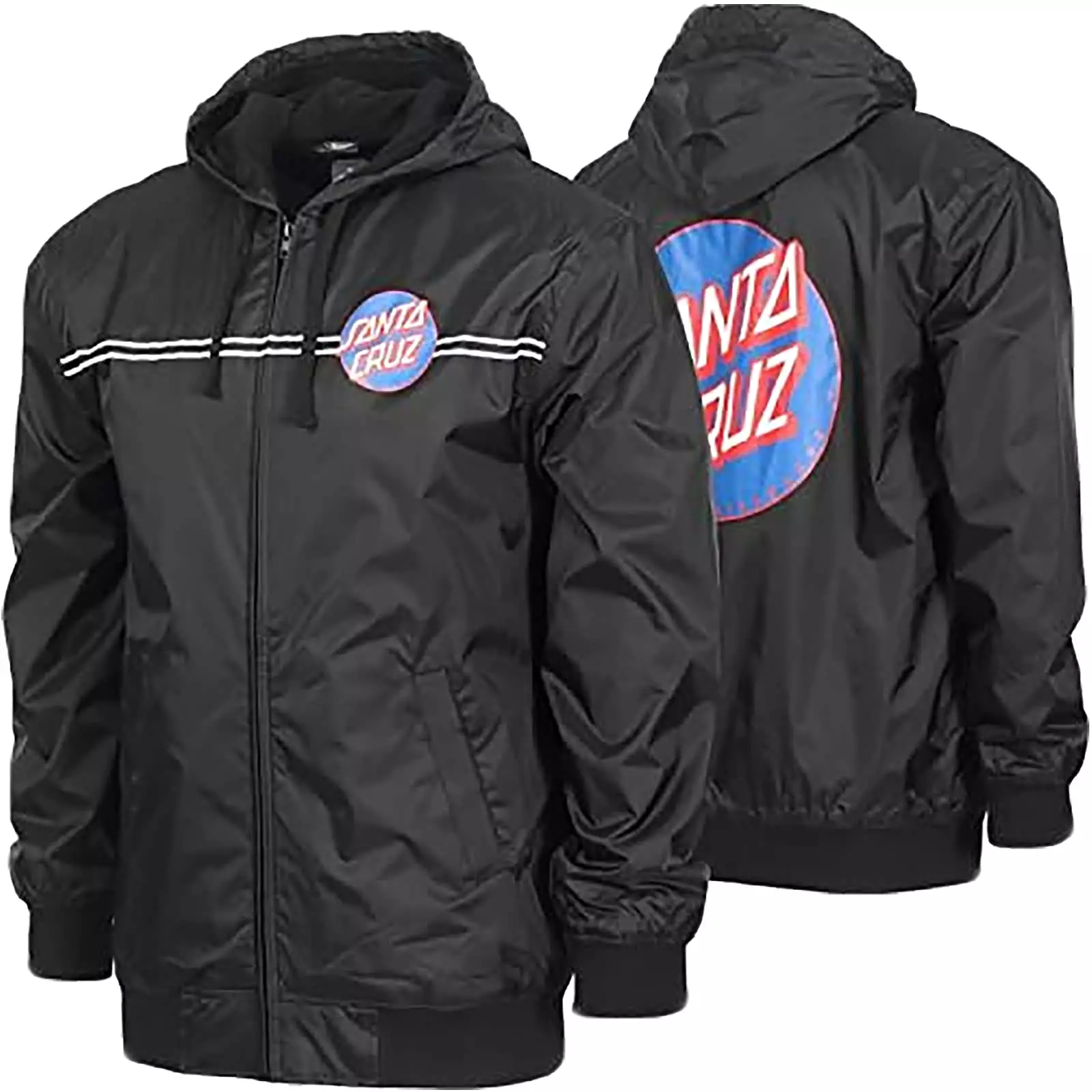 Santa Cruz Dot Windbreaker Youth Boys Jackets (Brand New)