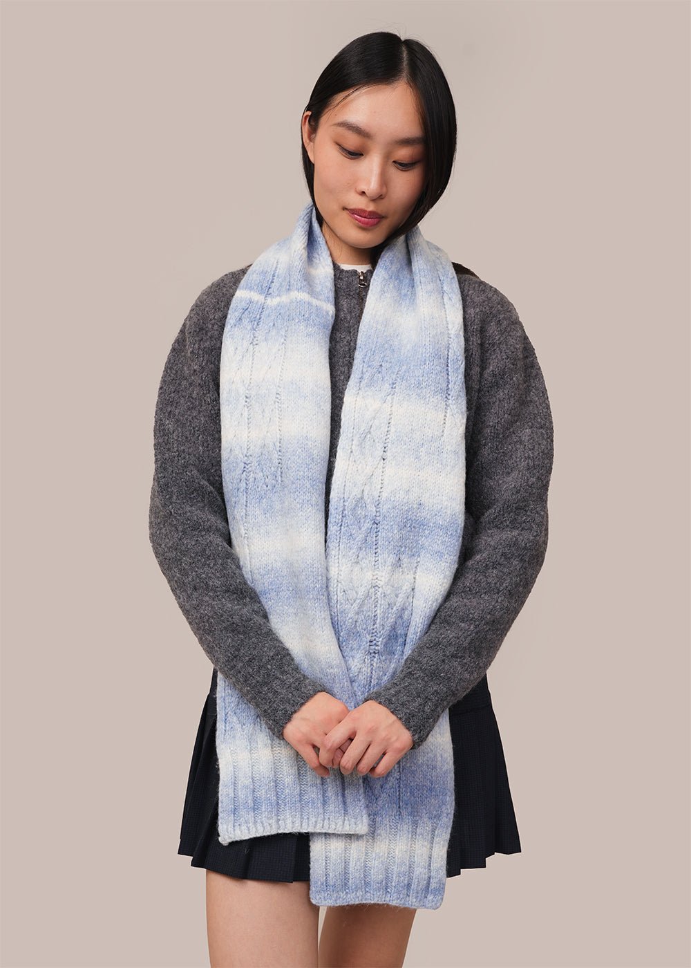 Soft Blue Fontana Scarf