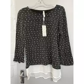 Stella Round Neck 3/4 Sleeve Polka Jersey