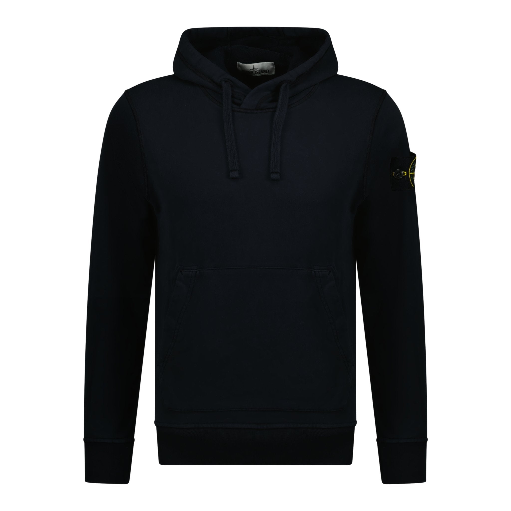 Stone Island Cotton Hooded Sweatshirt Navy