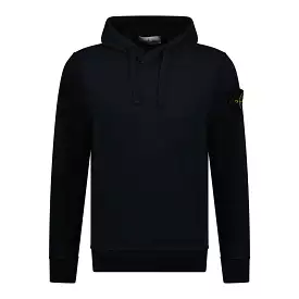 Stone Island Cotton Hooded Sweatshirt Navy